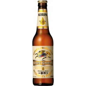Пиво KIRIN ICHIBAN (КИРИН ИЧИБАН) светлое пастеризованное фильтрованное 0,33 л х 24 ст.бут.