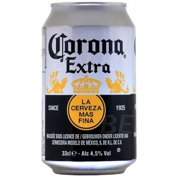Пивной напиток Корона Экстра 0,33 x 24 ж/б 4,5%/Corona Extra, Мексика.