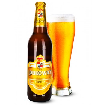 Пиво Lobkowicz Premium Psenicny (Лобковиц Премиум Пшеничный) светлое нефильтрованное 0,5 л x 20 ст.бут. 
