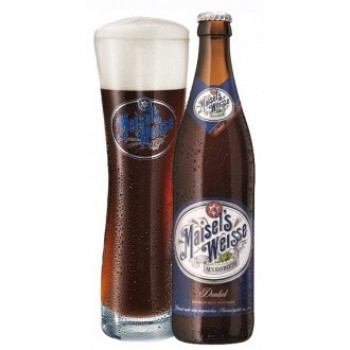 Пиво Maisels Weisse Dunkel (Майзелс Вайс Дункель) тёмное нефильтрованное 0,5 л х 20 ст.бут.