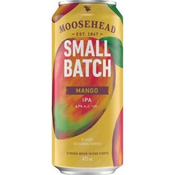 Пивной напиток Moosehead SMALL BATCH MANGO IPA (Музхед Манго Ипа) светлое  0.473л ж/б