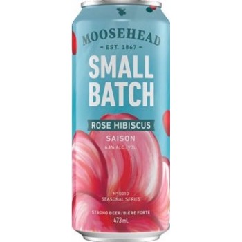 Пивной напиток Moosehead SMALL BATCH ROSE HIBISCUS (Музхед Розовый Гибискус) светлое  0.473л ж/б