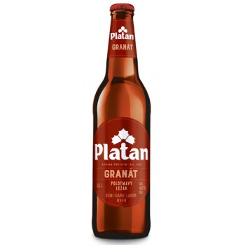 Пиво Platan GRANAT (Платан Гранат) темное 0.5л ст.бут. / Чехия
