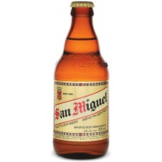 Пиво SAN MIGUEL PALE PILSEN (Сан Мигель Пэйл Пилсен) светлое фильтрованное  0.33 х 24 ст.бут. алк. 5.0%