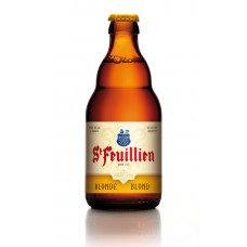Пиво St-Feuillien Blonde (Сен Фёйен Блонд) солодовое светлое пастеризованное 0.33 л х 24 ст.бут.