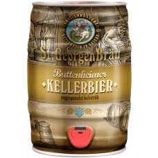 Пиво St. GeorgenBrau KELLERBIER (Санкт Георген Брау КЕЛЛЕРБИР) тёмное нефильтрованное непаст. 5 л БОЧКА алк. 4,9%
