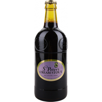 Пиво St. Peter's Cream Stout (Сейнт Питерс Крим Стаут) темное фильтрованное пастеризованное 0,5 л х 12 ст.бут.