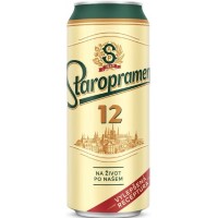 Пиво STAROPRAMEN 12 (Старопрамен 12) 0.5 x 24 ж/б 5,2% 