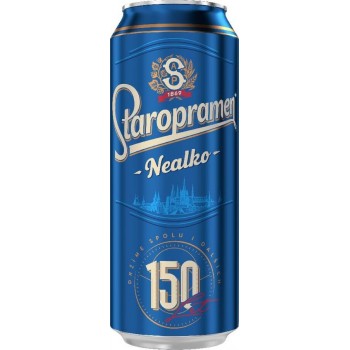 Пиво STAROPRAMEN NEALKO (Старопрамен Неалко) безалкогольное 0.5 x 24 ж/б 
