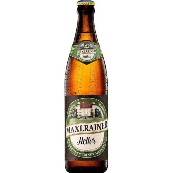 Пиво Maxlrainer Helles (Макслрэйнэр Хеллес) светлое фильтрованное 0,5 л х 20 ст.бут. 