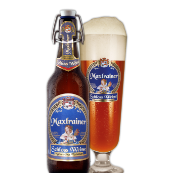 Пиво Maxlrainer Schloss Weisse (Макслрэйнэр шлёс вайс) светлое нефильтрованное  0,5 л х 20 ст.бут.