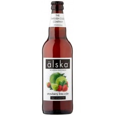 Сидр Alska Strawberry Lime (Альска клубника и лайм), 0.5 л х 12 ст.бут. алк. 4.0%