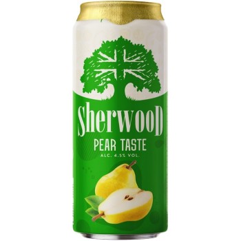 Сидр Sherwood Pear (Шервуд грушевый) сладкий 0.5 л х 24 ж/б (Литва)