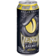 Газированный напиток б/а тонизирующий VENOM Killer Taipan Mango 0,473x24 бан.