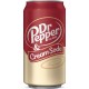 Напиток Dr.Pepper & Cream Soda (Доктор Пеппер Крем Сода) 0,355 л х 12 ж/б