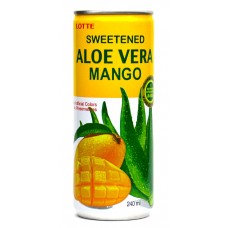 Напиток Lotte Aloe Vera Mango (Алоэ Вера Манго) 0,24 л x 30 ж/б 