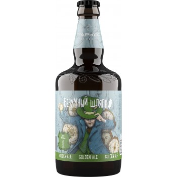 Пиво Таркос Безумный светлое фильтрованное пастеризованное 0,45 x 6 ст.бут. алк. 4.2 %