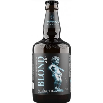 Пиво Таркос BLOND ALE (Бельгийский Блонд Эль) светлое нефильтрованное 0,5 л x 6 ст.бут. алк. 6,0%
