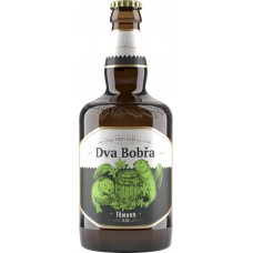 Пиво Таркос Dva Bobra (Два бобра) тёмное фильтрованное 0,45 л x 12 ст.бут. алк. 4,7%