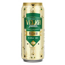 Пиво VELKA PINTA PILSNER (ВЕЛКА ПИНТА  ПИЛСНЕР) алк. 5,0 % 0,568 x 24, Чехия