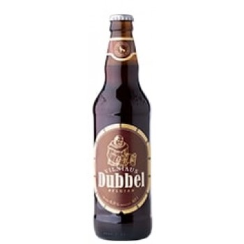 Пиво Vilniaus Dubbel Belgian (Вильнюс Бельгийский Дуббель) темное 0.5л ст.бут. (Литва)