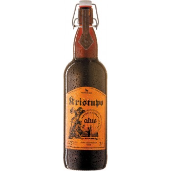Пиво Vilniaus Kristupo (Вильнюс Криступо) темное фильтрованное алк. 7,5% 1,0л x 6 cт. бут. /Литва